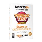 2024 KPSS Eğitim Bilimleri Ölçe ve Değerlendirme Çek Kopart Yaprak Test - Yediiklim Yayınları