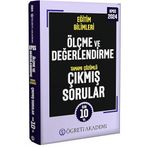 2024 KPSS Eğitim Bilimleri Ölçme ve Değerlendirme Tamamı Çözümlü Çıkmış Sorular