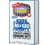 2024 KPSS Genel Kültür Genel Yetenek 10 x 120 Fasikül Türkiye Geneli Deneme Seti - Akademi Denizi