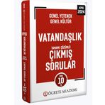 2024 KPSS Genel Yetenek Genel Kültür Vatandaşlık Tamamı Çözümlü Çıkmış Sorular Roman Boy - Pegem Akademi