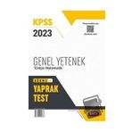 2024 KPSS Genel Yetenek Türkçe Matematik Yaprak Test -Data Yayınları