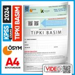 2024 Kpss Lisans Gy-gk Ösym Tıpkı Basım Çıkmış Soru Deneme Kitapç