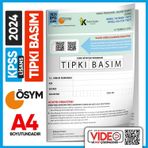 2024 Kpss Lisans Gy-Gk Ösym Tıpkı Basım Çıkmış Soru Deneme Kitapçığı (Video/Pdf Çözümlü Türkiye G)