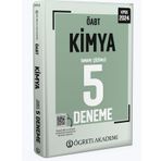 2024 KPSS ÖABT Kimya Tamamı Çözümlü 5 Deneme Öğreti Akademi