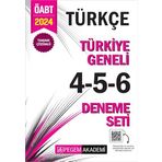 2024 KPSS ÖABT Türkçe Tamamı Çözümlü Türkiye Geneli 4-5-6 (3'lü Deneme Seti)