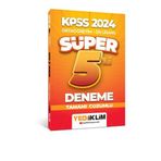 2024 KPSS Ortaöğretim Ön Lisans Süper 5'li Deneme Tamamı Çözümlü - Yediiklim Yayınları