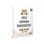 2024 MSÜ Milli Savunma Üniversitesi Mülakat Soru Cevap Data Yayınları