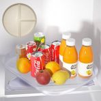 2024 Noel Çorabı Stuffers Kadınlar için Hediyeler, Tinyera Lazy Susan Buzdolabı için Dikdörtgen Döner Tabla Düzenleyici, [Ekstra Bölünmüş Plaka], Buzdolabı için 360 Organizasyon ve Depolama