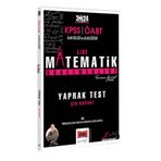 2024 ÖABT Lise Matematik Öğretmenliği Yaprak Test Yargı Yayınları