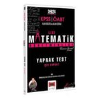 2024 ÖABT Lise Matematik Öğretmenliği Yaprak Test