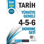 2024 Oabt Tarih Ogretmenligi Turkiye Geneli 4-5-6 Deneme Seti Pegem Yayinlar