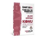 2024 Öabt Türk Dili Ve Edebiyatı Öğretmenliği Alan Eğitimi Konu Anlatımı Kitabı Yediiklim Yayınları