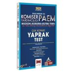 2024 Polis Meslek İçi PAEM Komiser Yardımcılığı Misyon Koruma Rütbe Terfi ve Tüm Branş Sınavlarına Hazırlık Yıldız Serisi Çek Kopart Yaprak Test