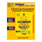 2025-2026 8.Sınıf İngilizce Güçlendiren Soru Bankası+Kalem