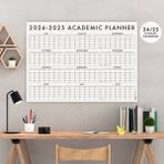 2025 -2026 Akademik Duvar Takvimi, Temmuz Başlangıçlı, Academic Wall Calendar - 50x70cm Boyut