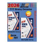 2025-2026 Tyt 40X7 Biyoloji+Kimya 40X7 Branş Deneme Maksimum Odaklı (Yeni Ürün)+Android Kalem