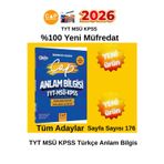 2025-2026 Tyt Msü Kpss Türkçe Anlam Bilgisi Üniversiteye Hazırlık+Tablet Kalemi