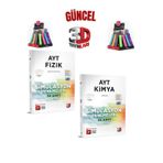 2025 3D Çözüm Ayt Fizik(24)-Kimya(24) 48 Adet Koparmalı Deneme Seti+Cambridge Kalemlik