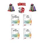 2025 3D Çözüm Ayt Matematik-Fizik-Kimya-Biyoloji 82 Adet Koparmalı Deneme Seti+Kalemlik