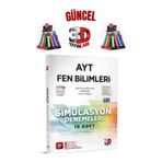 2025 3D Çözüm Yayınları Ayt Fen Bilimleri 10 Adet Deneme Koparmalı+Cambridge Kalemlik