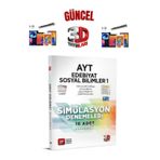 2025 3D Çözüm Yayınları Ayt Sosyal Edebiyat(Tarih Coğrafya)10 Adet Deneme Koparmalı+Kalemlik+Kalem