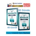 2025 49 Günde Ayt Matematik+32 Günde Ayt Biyoloji Video Ders Kitabı+Android Kalem