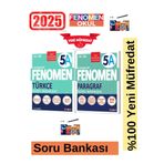 2025 5.Sınıf Türkçe(A) 1268 Soru-Paragraf(A)Kolay 958 Soru Yeni Müfredat Soru Bankası Seti+Kalem