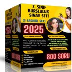 2025 7. Sinif Bursluluk Sinav Seti (6 Fasikul Kitap)