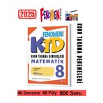 2025 8.Sınıf Lgs KTD Matematik Konu Tarama Denemeleri(40 Deneme-40 Föy-800 Soru)+Kalem