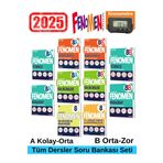 2025 8.Sınıf MatAB-FenAB-TürkçeAB-ParagrafAB-Dilbilgisi -Din-İnk.Tarihi Soru Bankası+Kronometre