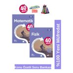 2025 9.Sınıf 40 Seans Matematik-Fizik %100 Yeni Müfredat Konu Özetli Soru Bankası+Kalemlik