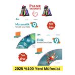 2025 9.Sınıf Matematik-Fizik %100 Yeni Müfredat Tematik Soru Bankası+Kalemlik(Yeni Ürün)