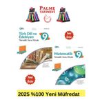 2025 9.Sınıf Matematik-T.Dili Edb.%100 Yeni Müfredat Tematik Soru Bankası+Kalemlik(Yeni Ürün)
