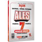 2025 ALES Sayısal Sözel Yetenek Tamamı Çözümlü 7 Fasikül Deneme Sınavı Yediiklim Yayınları
