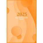 2025 All-in-One Planner: Daily, Weekly, Monthly- DARK ORANGE THEMED VERSION: From January 2025 to December 2025- Calendar, Scheduler, Goal-Setting ... You Motivated and Organized All Year Long!