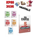 2025 EKPSS Tamamı Çözümlü Deneme Sınavı Seti 6 Kitap Bigelio ve Editör Yayınları