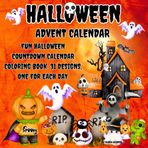 2025 Halloween Advent Calendar Kids: Fun Countdown/ 31 Big Designs, One for Each Day/ Coloring Book for Children's Bold and Easy/ Spooky Cutie/ Adorable Creepy/ Art Therapy & RelaxationCreatures