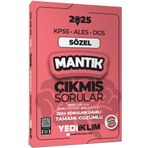 2025 KPSS ALES DGS Sözel Mantık Çıkmış Sorular ve Çözümleri - Yediiklim Yayınları
