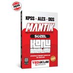 2025 KPSS ALES DGS Sözel Mantık Konu Anlatımı - Yediiklim Yayınları