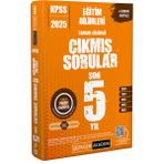 2025 KPSS Eğitim Bilimler Tamamı Çözümlü Çıkmış Sorular Son 5 Yıl
