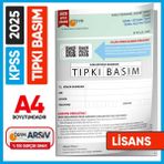 2025 Kpss Lisans Gy-Gk Ösym Tıpkı Basım Çıkmış Soru Deneme Kitapçığı (Çözümlü Türkiye Geneli Sınav)