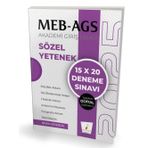 2025 MEB-AGS Akademi Giriş Sınavı - 15X20 Deneme Sınavı - Tamamı Dijital Çözümlü