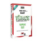 2025 MEB AGS ÖABT Türkçe Öğretmenliği Yaprak Test Yargı Yayınları