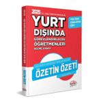 2025 Meb Yurt Disinda Gorevlendirilecek Ogretmenleri Secme Sinavi Ozetin Ozeti Editor Yayinlari