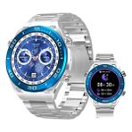 2025 Model Yuvarlak Ekran Android ve Ios Uyumlu Gps Takibi Yapabilen Akıllı Saat - Altın - Siyah - 35 - 48 mm - Belirtilmemiş
