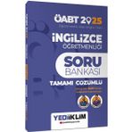 2025 ÖABT İngilizce Öğretmenliği Tamamı Çözümlü Soru Bankası - Yediiklim Yayınları