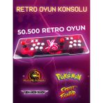 2025 Retro Arcade Oyun Konsolu 50500 Oyunlu Süper Box