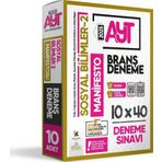 2025 Yks Ayt Sosyal Bilimlerin (2) Manifestosu Branş Deneme Paketi 10Lu Dijital Çözümlü
