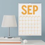 2025–2026 Akademik Planlayıcı Takvim, 33 x 48 Cm, A4 Takvim, Eylül Başlangıçlı, Aylık Planlayıcı Takvim, Academic Monthly Wall Calendar - Akademik Duvar Takvimi - A4 (21 x 29,7 cm)