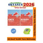 2026 10.Sınıf Iceberg Kimya-Biyoloji %100 Yeni Müfredat Soru Bankası Seti+Kronometre
